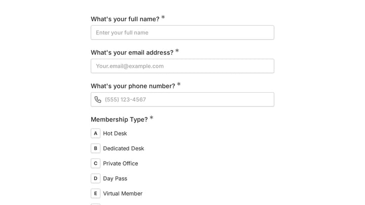 Lost Item Claim Form preview