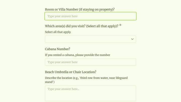 Lost Belongings Report preview