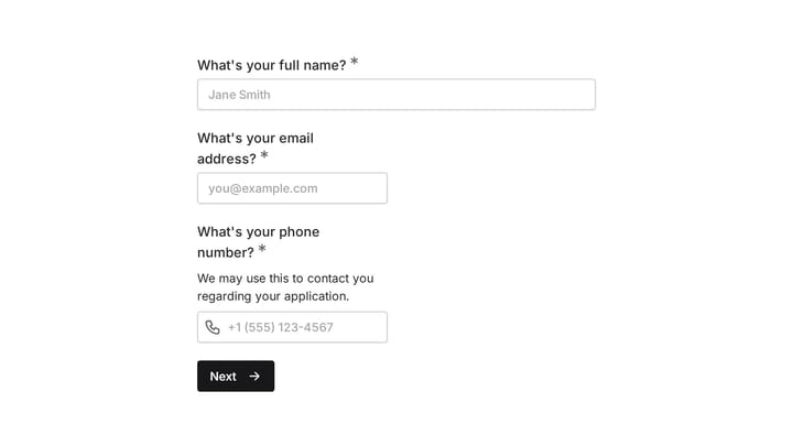 Ambassador Program Application Questionnaire preview