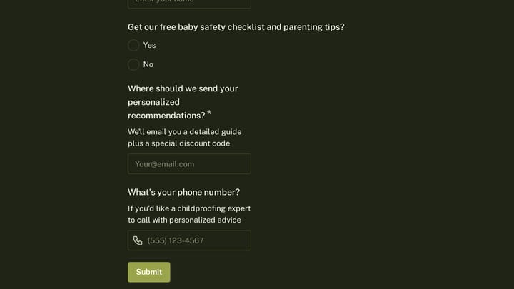 Baby Gate Recommendation Quiz preview