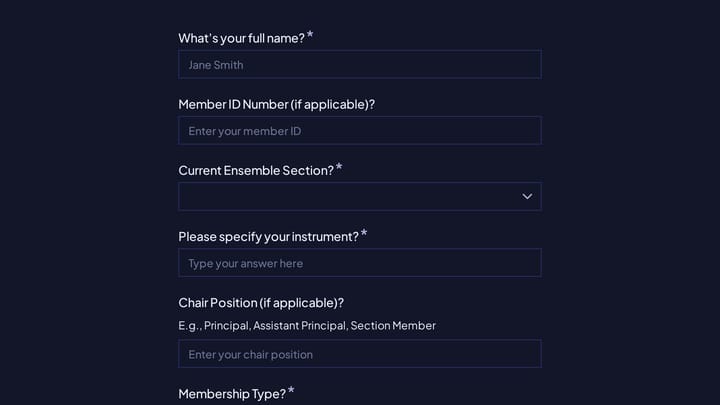 Membership Cancellation Request preview