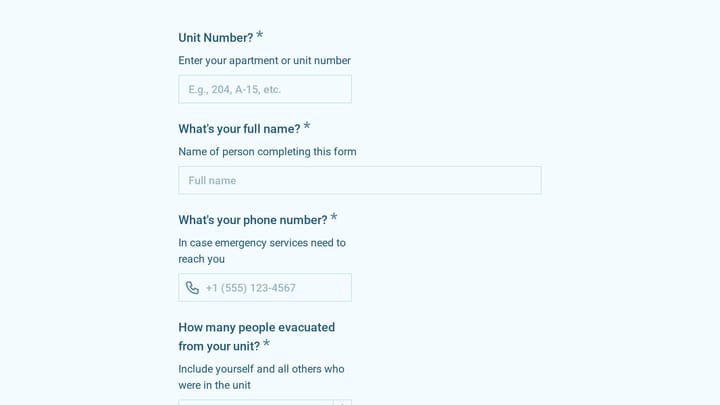Fire Evacuation Check-In preview