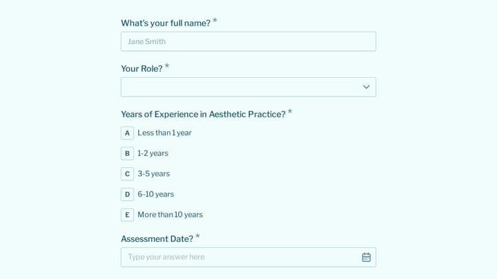 Aesthetic Practice Patient Consultation Skills Self-Assessment preview