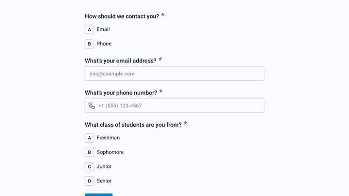 Sign Up Sheet preview