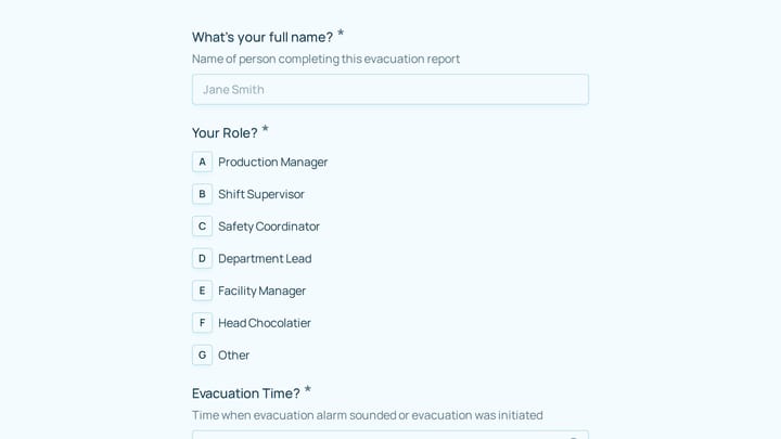 Emergency Evacuation & Headcount Report preview