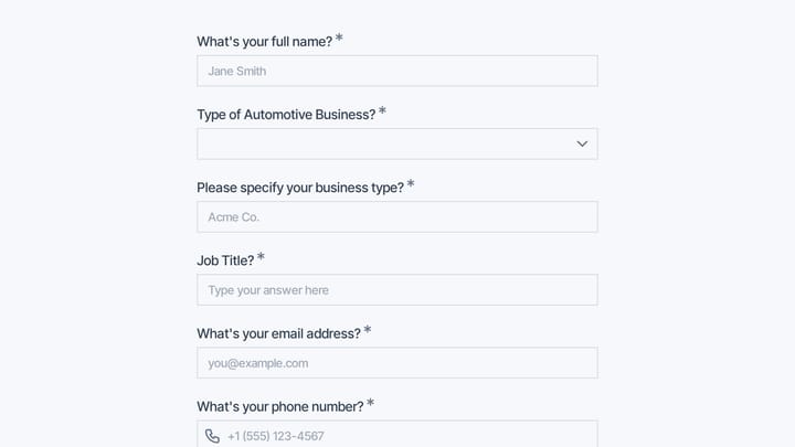 Auto Parts Inventory Management System Inquiry preview
