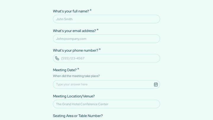 Lost Belongings Report preview
