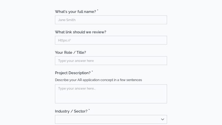 AR Application Discovery preview