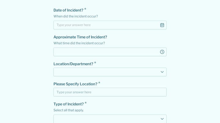 Confidential Medical Error Report preview