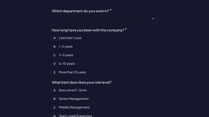 Annual Report & Business Update Survey preview