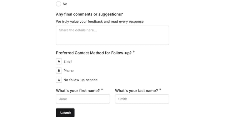 Membership Cancellation Request preview