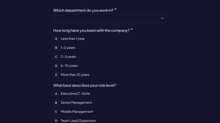 Annual Report & Business Update Survey preview