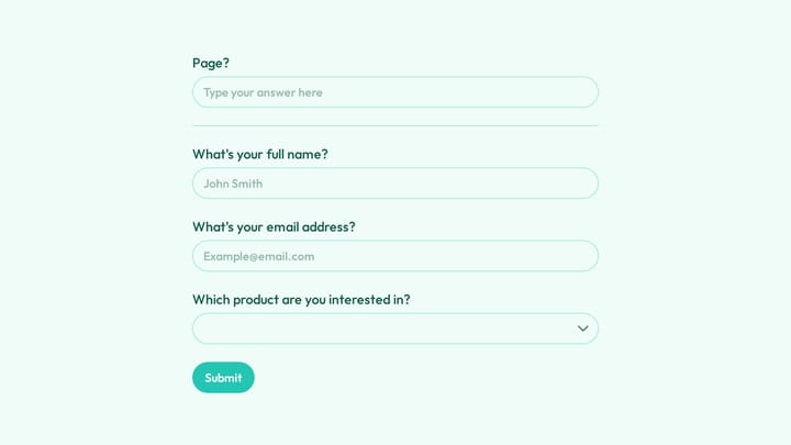 Out of Stock Notification Signup Form preview
