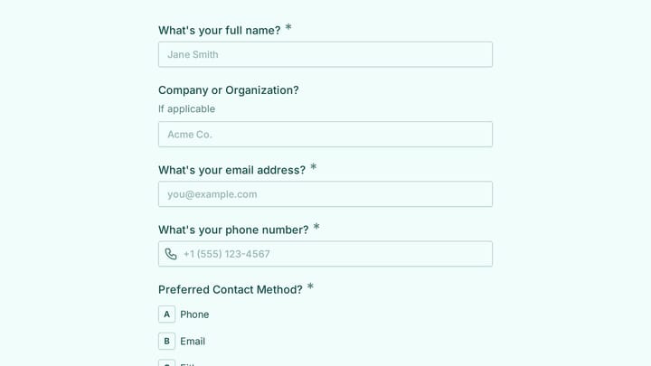 Forensic Accounting Callback Request preview