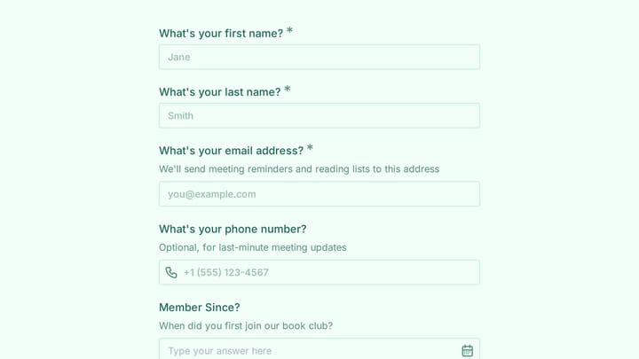 Book Club Membership Renewal preview