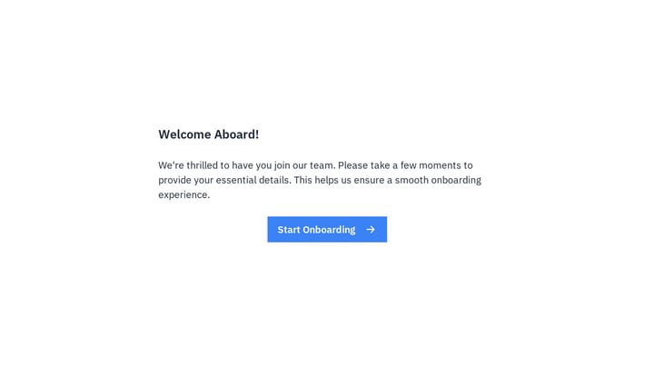 Employee details form preview