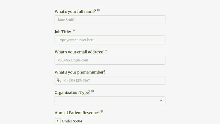 Healthcare Revenue Integrity Assessment preview