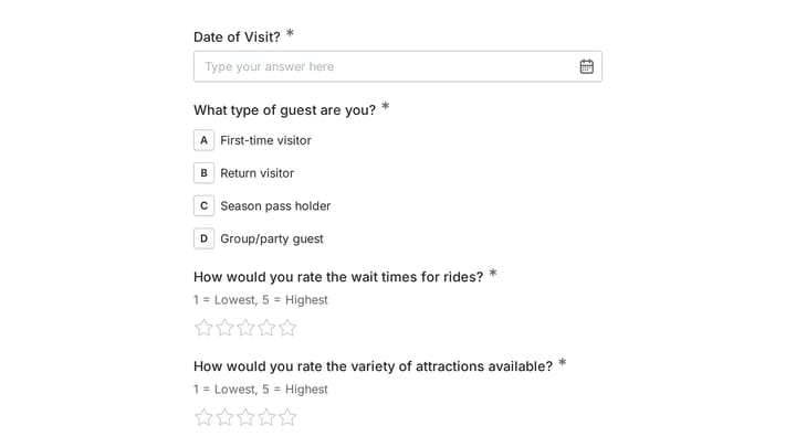 Guest Satisfaction Survey preview