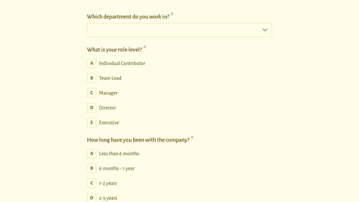 Hybrid Work Policy Feedback Survey preview