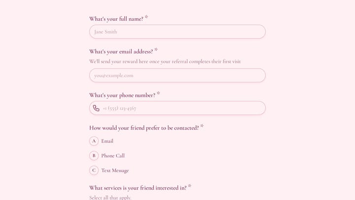 Refer a Friend & Get Rewarded preview