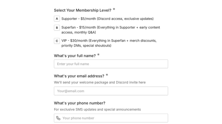 Join Our Fan Club preview