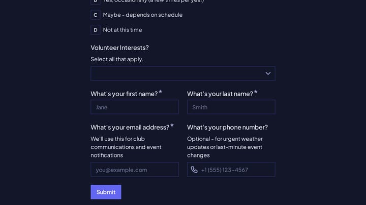 Astronomy Club Member Directory preview
