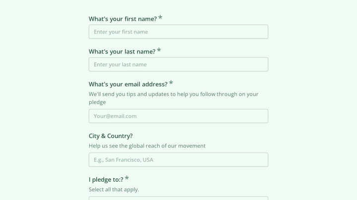 Take the Earth Day Pledge preview