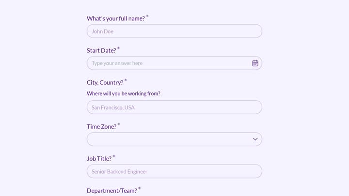 Engineering Team Onboarding preview