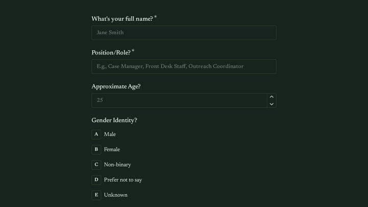Missing Client Welfare Check Report preview