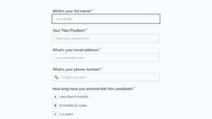 Youth Sports Referee Reference Form preview