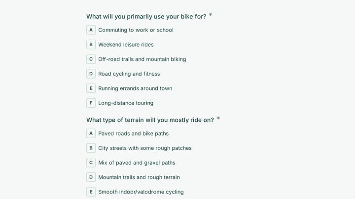 Find Your Perfect Bike preview