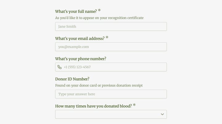 Blood Donation Milestone Celebration preview
