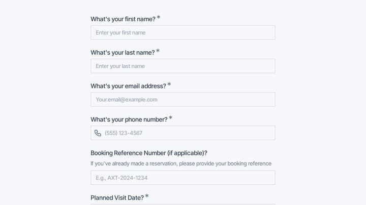 Accommodation Request Form preview