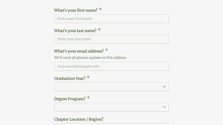 Alumni Association Newsletter preview