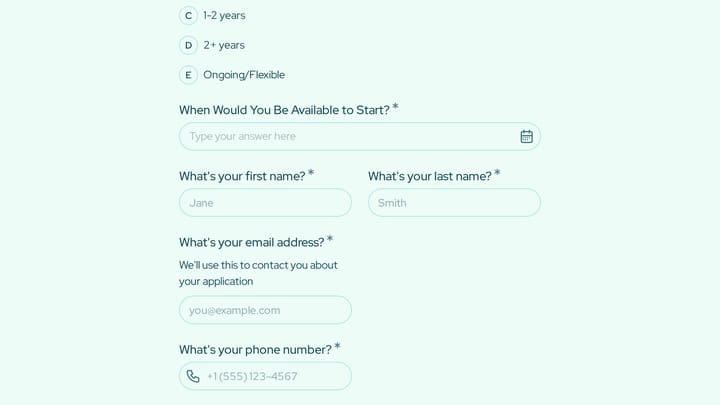 Alumni Crisis Counseling Hotline Volunteer Application preview
