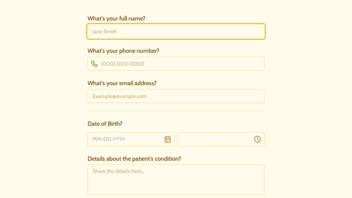 Physician Referral Form preview