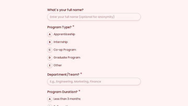 Apprenticeship & Internship Program Evaluation preview