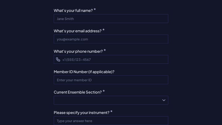 Membership Cancellation Request preview