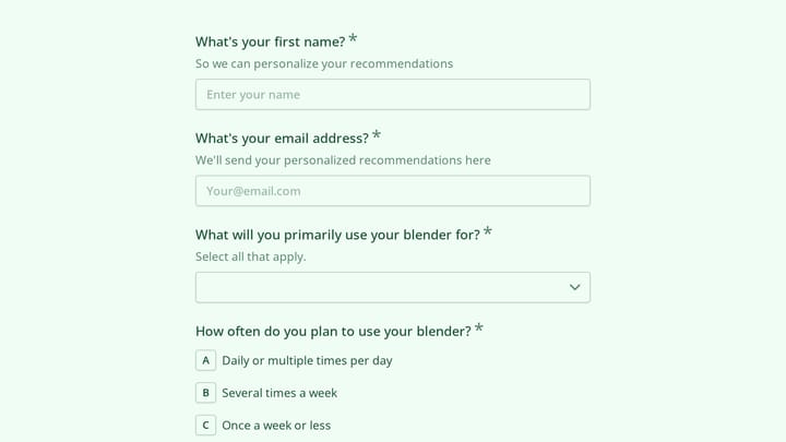 Find Your Perfect Blender preview