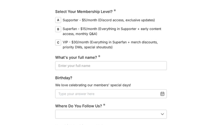 Join Our Fan Club preview