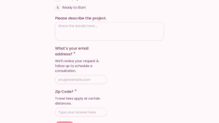 Carpenter Consultation Form preview