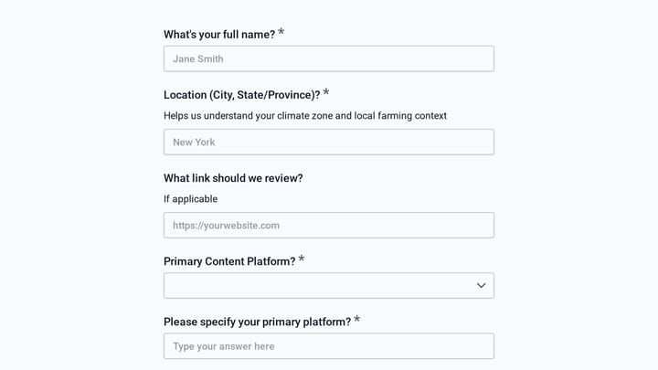 Backyard Chicken Keeper Sponsorship Application preview