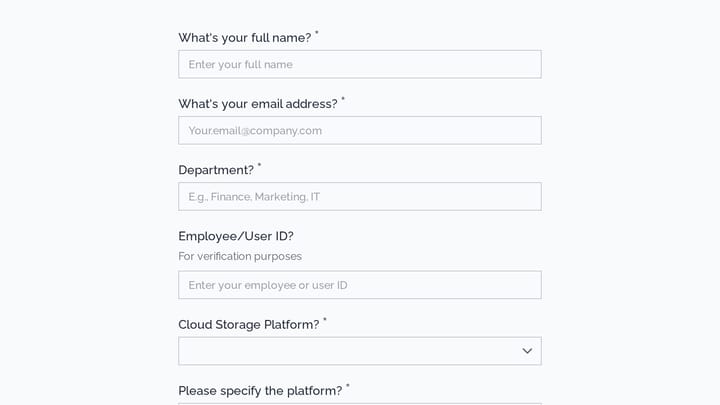 Cloud Storage File Metadata & Access Request preview