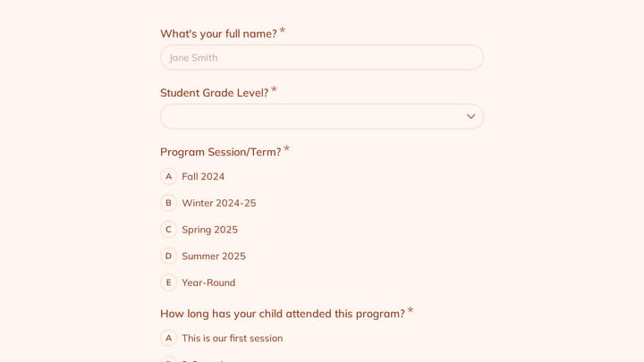 After-School Program Evaluation preview