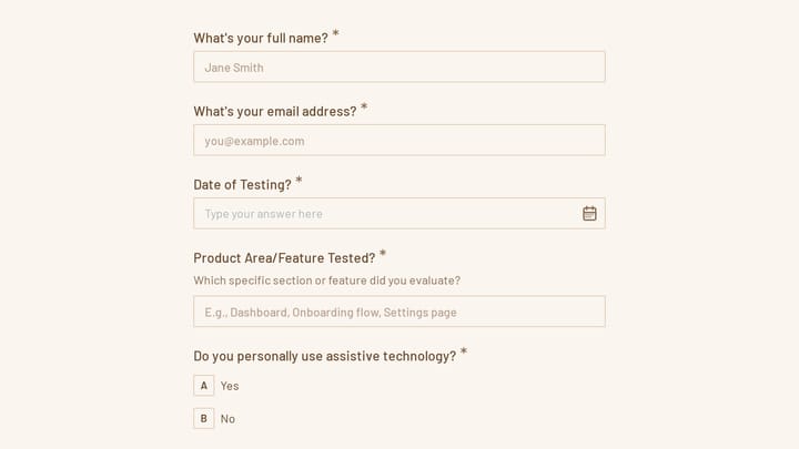Beta Program Accessibility Audit preview