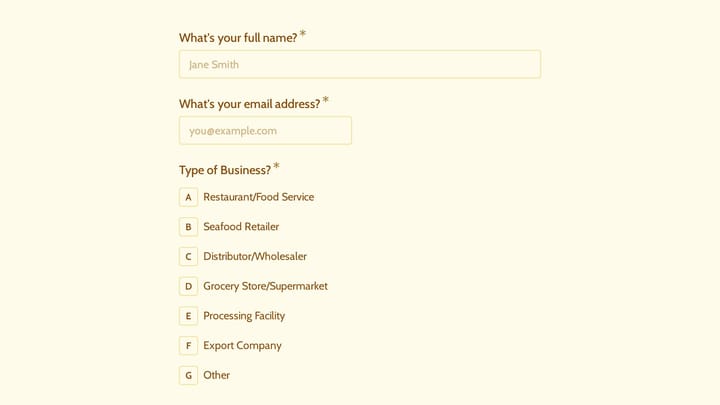 Aquaculture Supplier Customer Feedback Survey preview