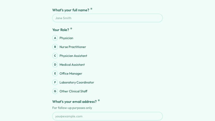 Clinical Laboratory Outreach Program Survey preview