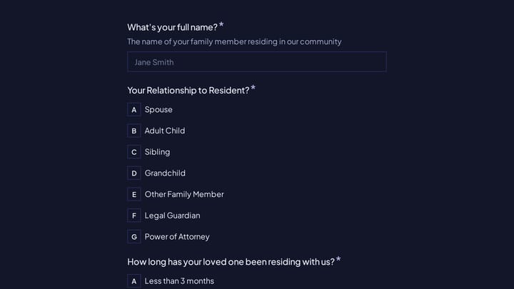 Family Satisfaction Survey preview