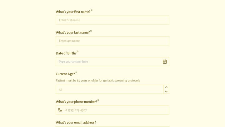 Geriatric Medication Refill Request preview