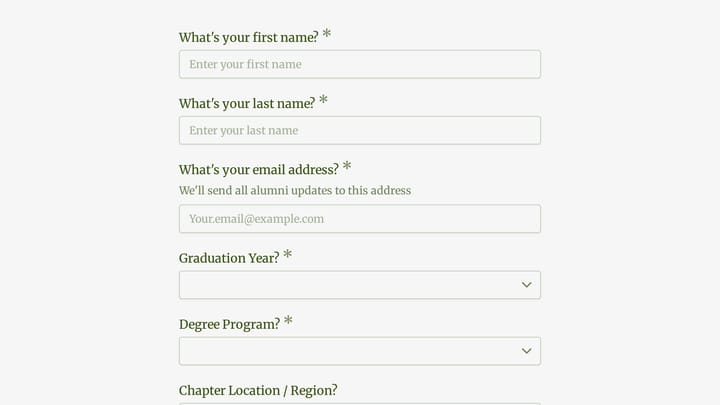 Alumni Association Newsletter preview